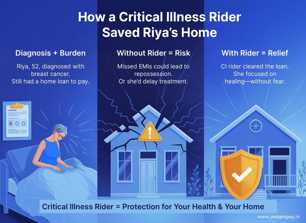 How Families Used Critical Illness Riders to Stay Afloat 5 How critical Illness rider Saved riya's Home