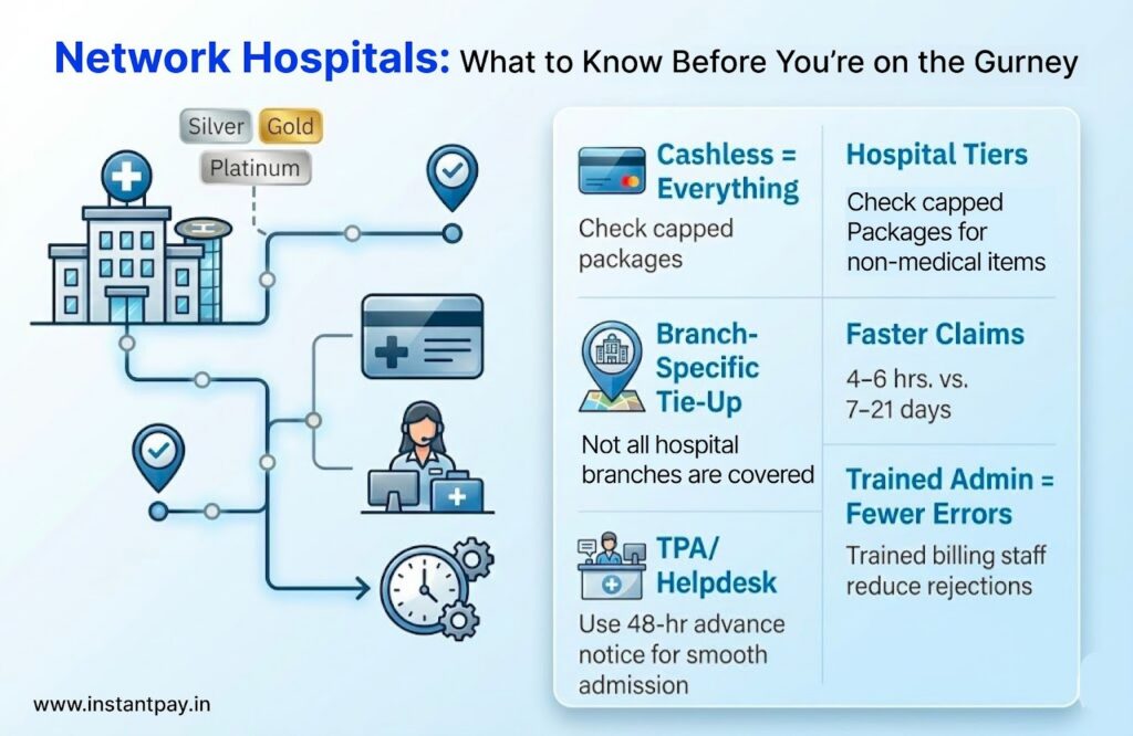 Maximize Your Benefits: A Guide to Using Your Comprehensive Health Insurance Effectively 3 Network Hospital key points in health insurance before your are on the Gurney