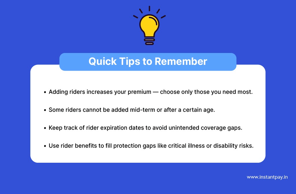 Top Term Insurance Riders in 2026: Maximize Your Life Cover with Smart Add-Ons 16 Quick tips to remember in term insurance