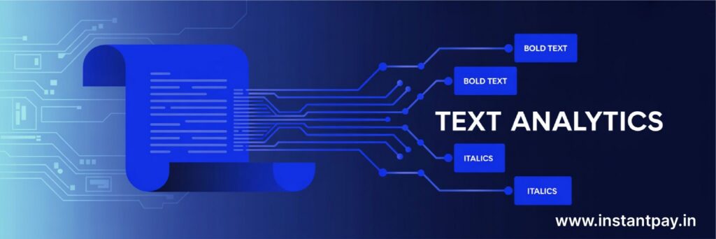 Text-in-Image (OCR) Technology: How It Works, Applications, and Impact 5 OCR text-in-image processing connected to text analytics for formatting, extraction, and content analysis.
